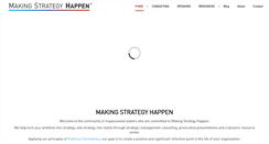 Desktop Screenshot of makingstrategyhappen.com